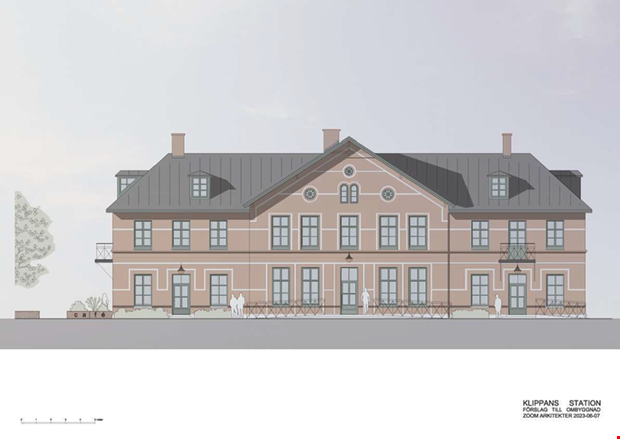Sp�nnande framtid f�r Klippans stationshus