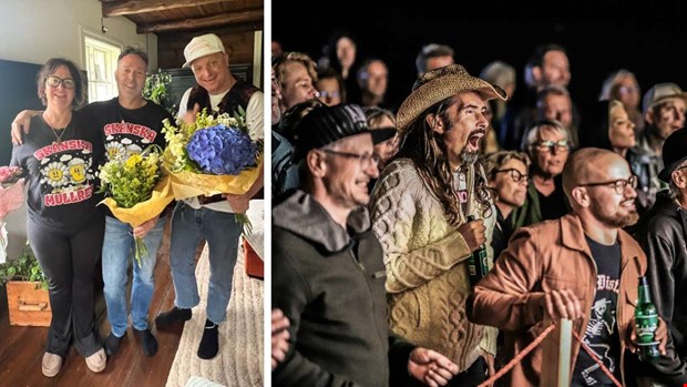 P� logen och �kern � h�r blir det rockfestival