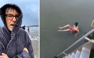 Vinterbad: Njutning p Instagram, tortyr i verkligheten 