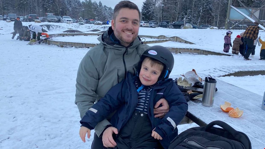 Vitt vinterlandskap gav dr�mstart f�r skidanl�ggningen