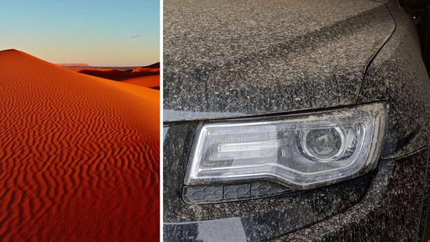 Blodregn på väg mot Skåne Blodregn på väg mot Skåne